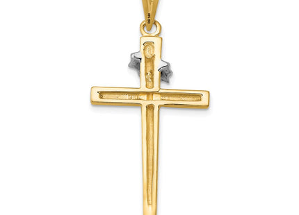 14k Two-tone Pendants Style CG30A - Classique Jewelry Inc.