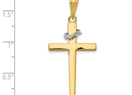14k Two-tone Pendants Style CG30A - Classique Jewelry Inc.