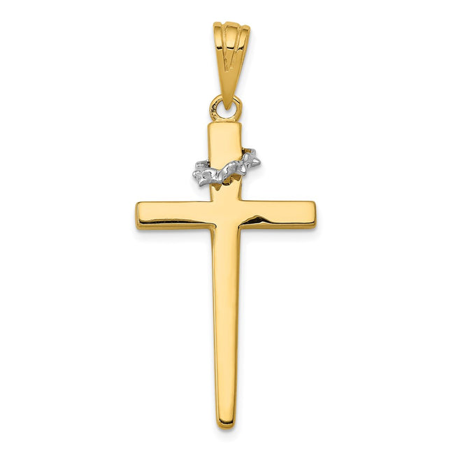 14k Two-tone Pendants Style CG30A - Classique Jewelry Inc.