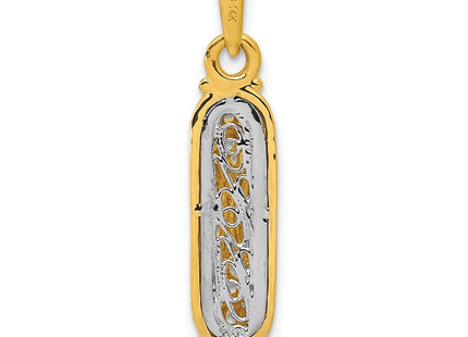 14K gold charm, another view