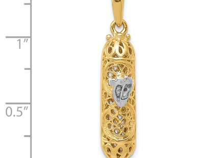 14k Yellow & Rhodium Jewelry Style CG40 - Classique Jewelry Inc.