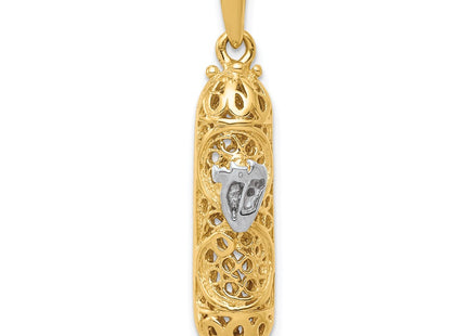 14k Yellow & Rhodium Jewelry Style CG40 - Classique Jewelry Inc.