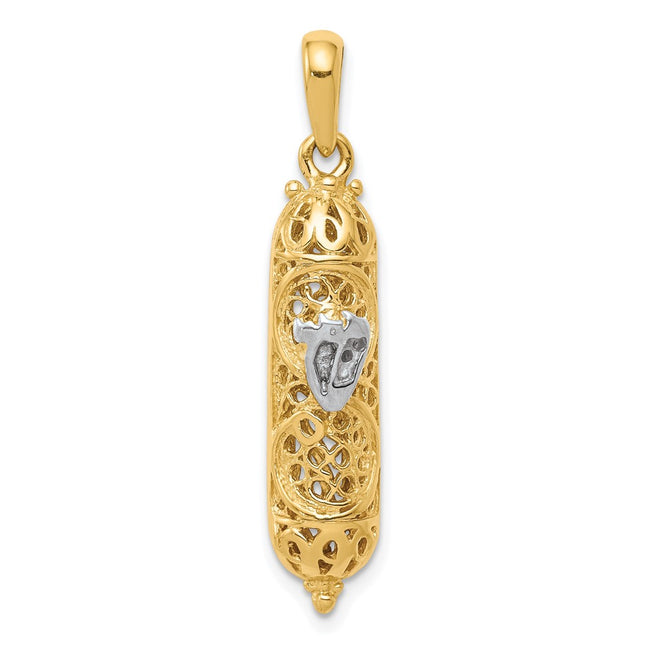 14k Yellow & Rhodium Jewelry Style CG40 - Classique Jewelry Inc.
