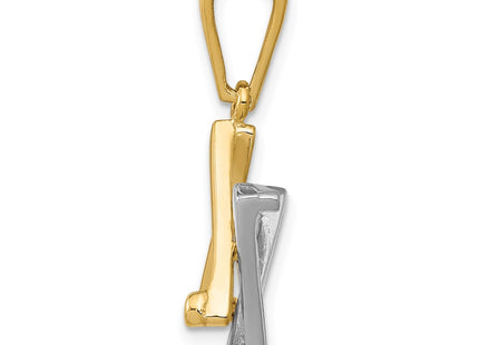 14k Two-tone Pendants Style CG52 - Classique Jewelry Inc.