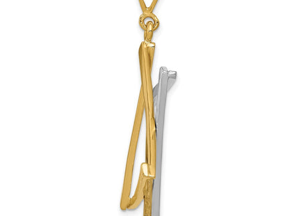 14k Two-tone Star of David Pendant (Style CG54)