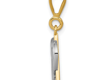 14k Two-tone Pendants Style CG64 - Classique Jewelry Inc.