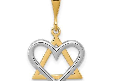 14k Two-tone Pendants Style CG64 - Classique Jewelry Inc.