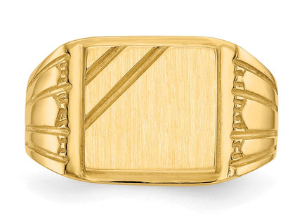 14k Yellow Gold Rings Style CH164 - Classique Jewelry Inc.