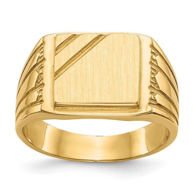 14k Yellow Gold Rings Style CH164 - Classique Jewelry Inc.