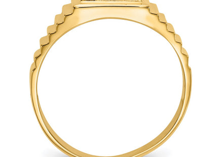 14k Yellow Gold Rings Style CH166 - Classique Jewelry Inc.