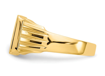 14k Yellow Gold Rings Style CH171 - Classique Jewelry Inc.