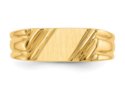 14k Yellow Gold Rings Style CH190 - Classique Jewelry Inc.
