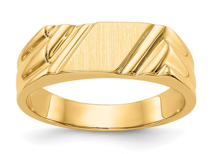 14k Yellow Gold Rings Style CH190 - Classique Jewelry Inc.