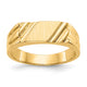 14K 12.0 x Open Back Signet Ring