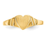 14K Children's Signet Ring view