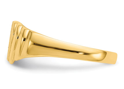 14k Yellow Gold Rings Style CH197 - Classique Jewelry Inc.