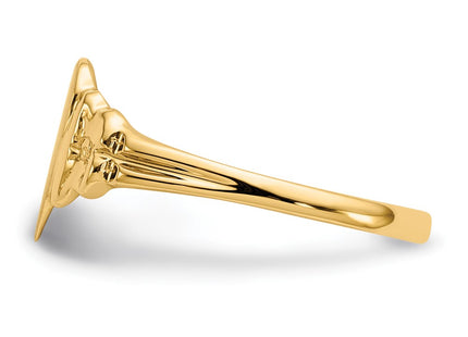 14k Yellow Gold Rings Style CH199 - Classique Jewelry Inc.