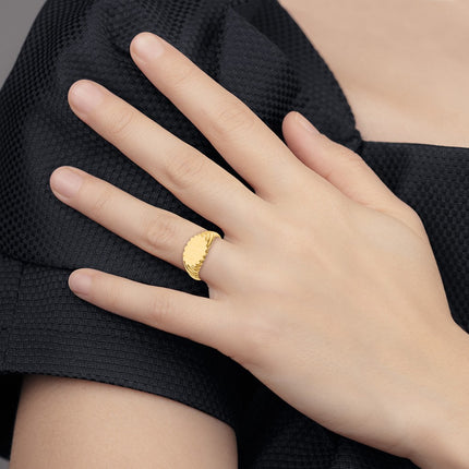 14k Yellow Gold Rings Style CH203 - Classique Jewelry Inc.