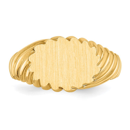 14k Yellow Gold Rings Style CH203 - Classique Jewelry Inc.