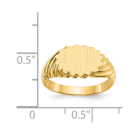 14k Yellow Gold Rings Style CH203 - Classique Jewelry Inc.