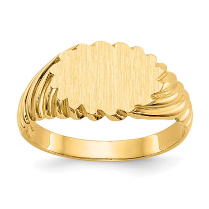 14k Yellow Gold Rings Style CH203 - Classique Jewelry Inc.