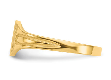 14k Yellow Gold Rings Style CH208 - Classique Jewelry Inc.