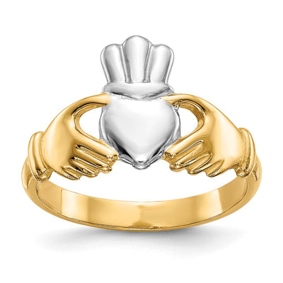 14K gold claddagh ring