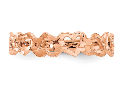 14k Rose Gold Rings Style CH241R - Classique Jewelry Inc.