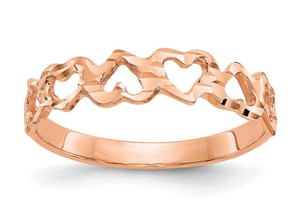 14k Rose Gold Rings Style CH241R - Classique Jewelry Inc.