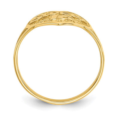 14K Sweet 16 Heart Ring