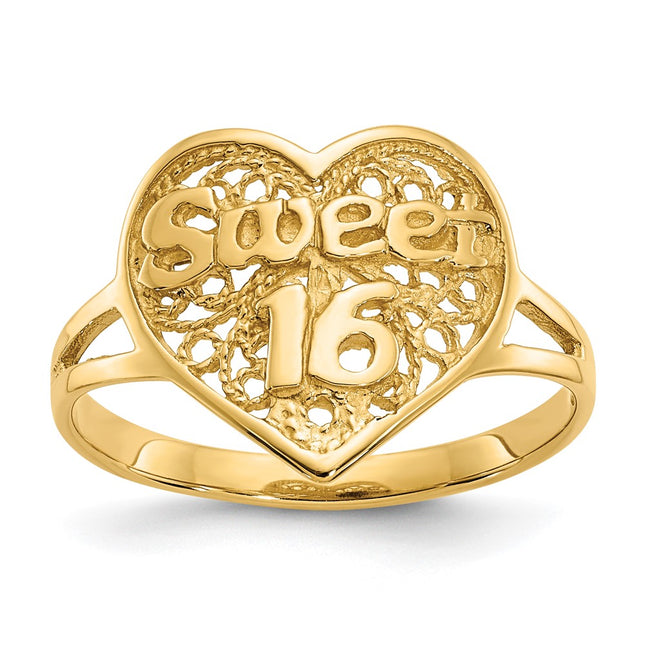 14k Yellow Gold Rings Style CH263 - Classique Jewelry Inc.