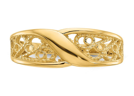 14k Yellow Gold Rings Style CH264 - Classique Jewelry Inc.