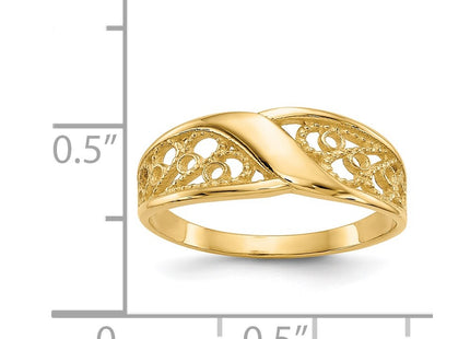 14k Yellow Gold Rings Style CH264 - Classique Jewelry Inc.