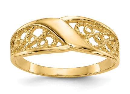 14k Yellow Gold Rings Style CH264 - Classique Jewelry Inc.