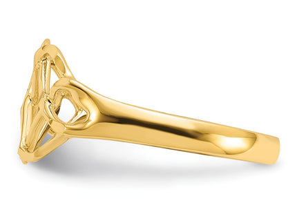 14k Yellow Gold Rings Style CH270 - Classique Jewelry Inc.