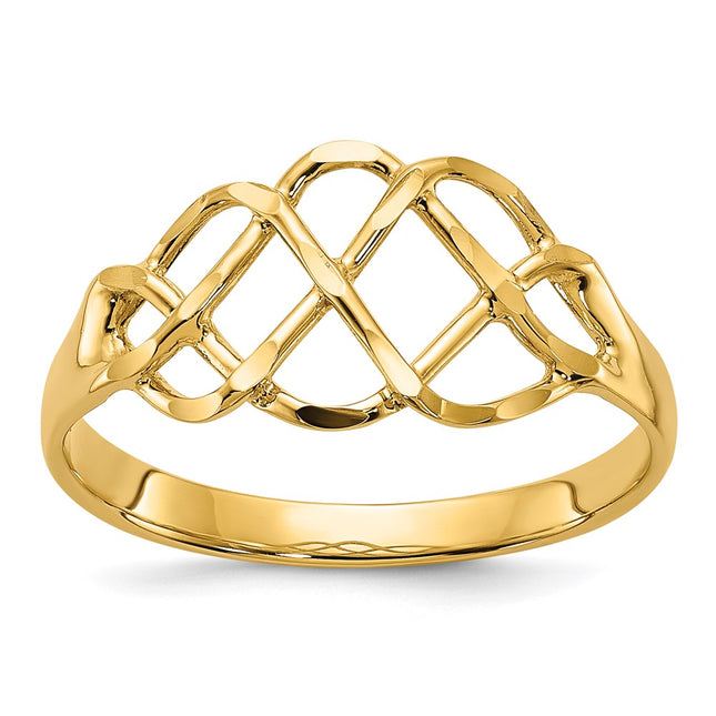 14k Yellow Gold Rings Style CH270 - Classique Jewelry Inc.
