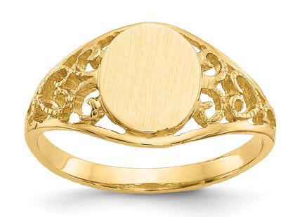 14k Yellow Gold Rings Style CH288 - Classique Jewelry Inc.
