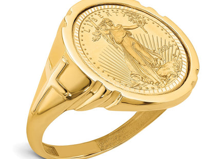14k Yellow Gold Rings Style CR10D - Classique Jewelry Inc.