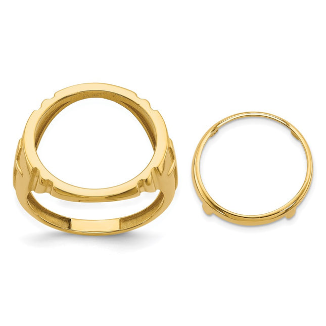 14k Yellow Gold Rings Style CR10 - Classique Jewelry Inc.