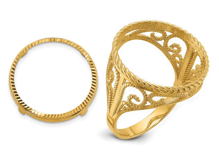 14k Yellow Gold Rings Style CR11D - Classique Jewelry Inc.