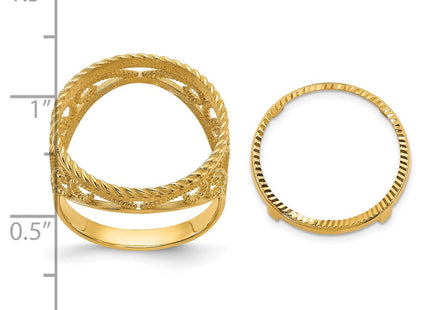 14k Yellow Gold Rings Style CR11D - Classique Jewelry Inc.