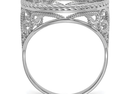 14k White Gold Rings Style CR11W - Classique Jewelry Inc.