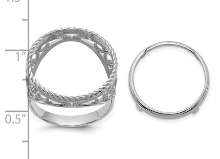 14k White Gold Rings Style CR11W - Classique Jewelry Inc.
