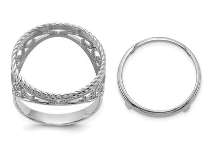 14k White Gold Rings Style CR11W - Classique Jewelry Inc.