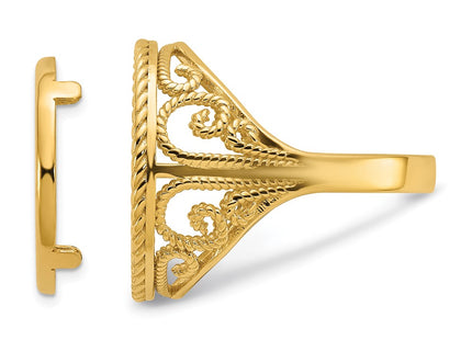 14k Yellow Gold Rings Style CR11 - Classique Jewelry Inc.