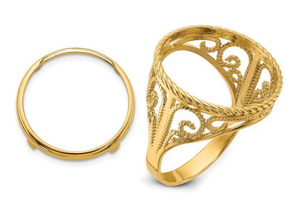 14k Yellow Gold Rings Style CR11 - Classique Jewelry Inc.