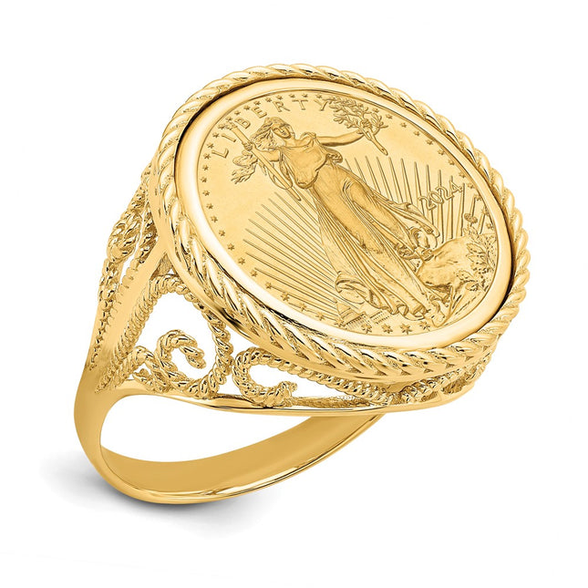 14k Yellow Gold Rings Style CR11 - Classique Jewelry Inc.