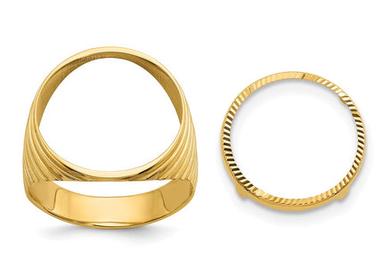 14k Yellow Gold Rings Style CR12D - Classique Jewelry Inc.