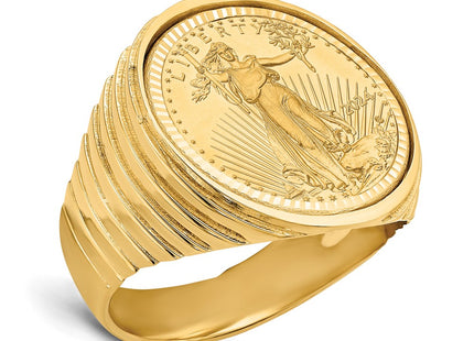 14k Yellow Gold Rings Style CR12D - Classique Jewelry Inc.