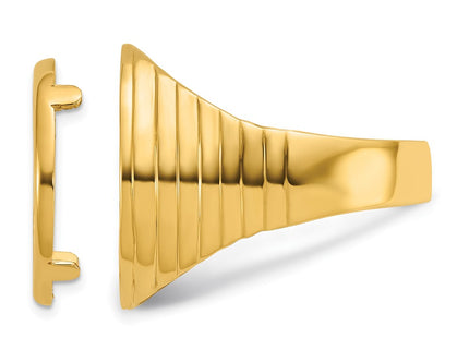14k Yellow Gold Rings Style CR12 - Classique Jewelry Inc.